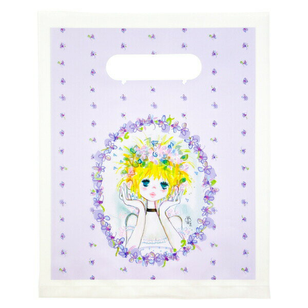 水森亜土 イージーバッグ(S) 花かんむり ラッピング袋 ギフトバッグ／パーフェクト・ワールド・トーキ..