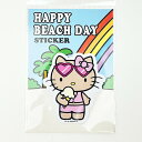サンリオ ハローキティ 日焼け キティ ステッカー アイス 文具 Sanrio/パーフェクト・ワールド・トーキョー(Perfect World Tokyo)