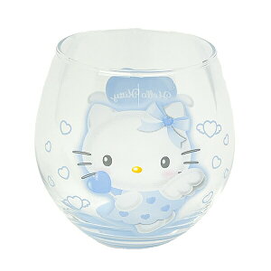 サンリオ ハローキティ まんまるグラス(ブルー) エンジェルキティ コップ Sanrio/パーフェクト・ワールド・トーキョー(Perfect World Tokyo)