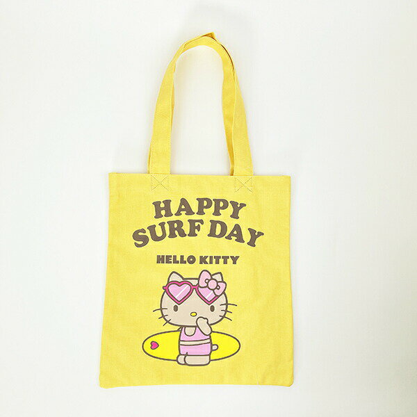サンリオ ハローキティ 日焼け キティ A4トートバッグ イエロー Sanrio／パーフェクト・ワールド・トーキョー（Perfect World Tokyo）のサムネイル