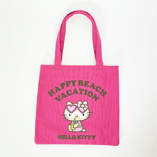 サンリオ ハローキティ 日焼け キティ A4トートバッグ ピンク Sanrio／パーフェクト・ワールド・トーキョー（Perfect World Tokyo）のサムネイル