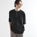 ウェーブ切替ジップTシャツ/ティーケー タケオキクチ(tk.TAKEO KIKUCHI)