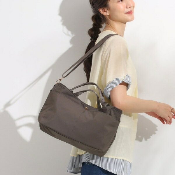 【撥水】2WAY口元くったりトートバッグ／シューラルー（SHOOLARUE）
