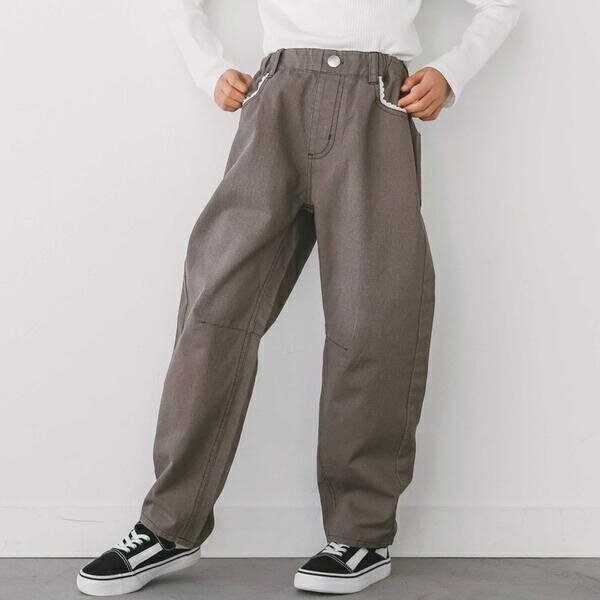 バレルレッグデニムパンツ(110~150cm)／ネクシック（nexchic）