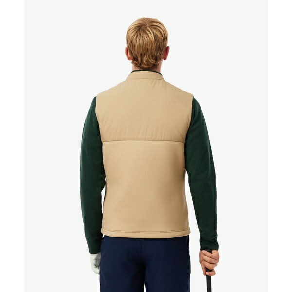 キルティング切り替え中綿ベスト／ラコステ（LACOSTE）