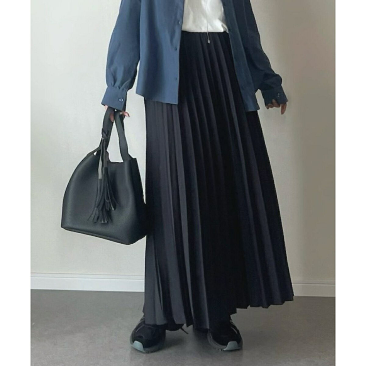 【親子コーデ】プリーツリバーシブルスカート【2WAY】/イッカ(ikka)