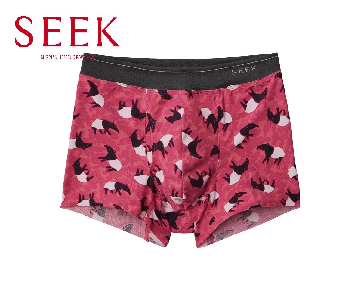【SEEK】【ボクサ−ブリ−フ（前あき）】【リップウエストカットオフ】／シーク（SEEK）
