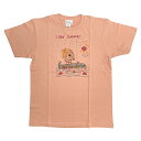 水森亜土 summer 半袖Tシャツ(M) ダスティピンク アパレル/パーフェクト・ワールド・トーキョー(Perfect World Tokyo)