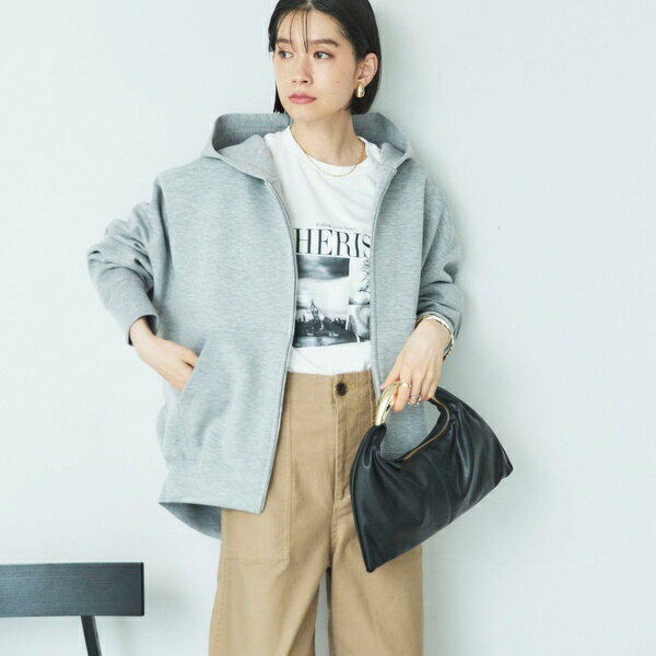 W　ZIP　ボンディングBIGパーカー／ドゥ アルシーヴ（Doux archives）のサムネイル