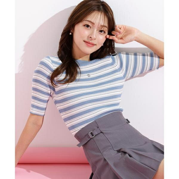 マルチボーダーニット／ジル バイ ジル スチュアート（JILL by JILL STUART）のサムネイル