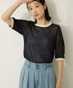 メッシュニットリンガーTシャツ/アメリカンホリック(AMERICAN HOLIC)