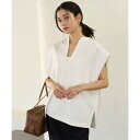 【接触冷感/UVカット】BEAUTY FORM JERSEY Light キーネックトップス/アンフィーロ(UNFILO)