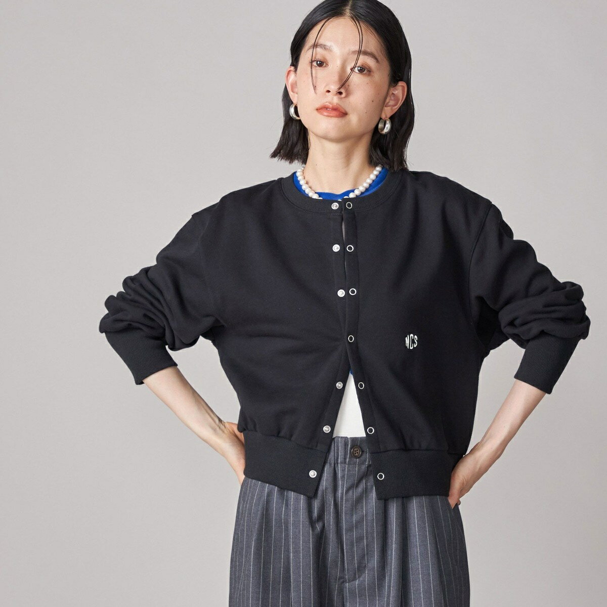 SHIPS NINE CASE:〈洗濯機可能〉裏毛 カーディガン／シップス（SHIPS）