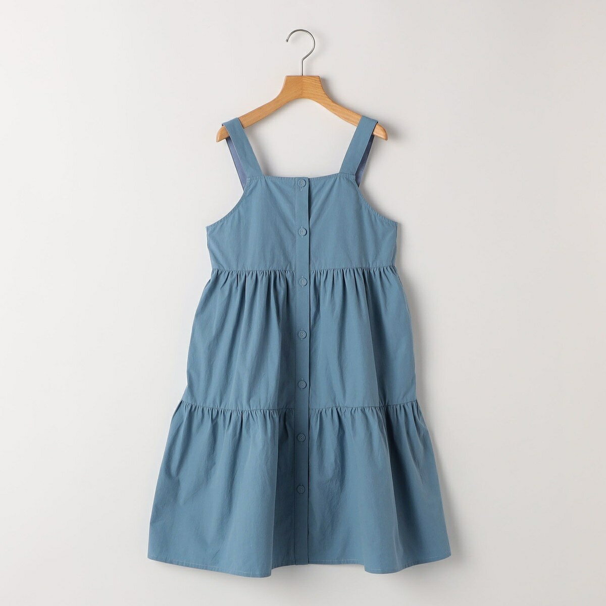 SHIPS KIDS:140〜150cm/ティアード ジャンパースカート／シップス（SHIPS）
