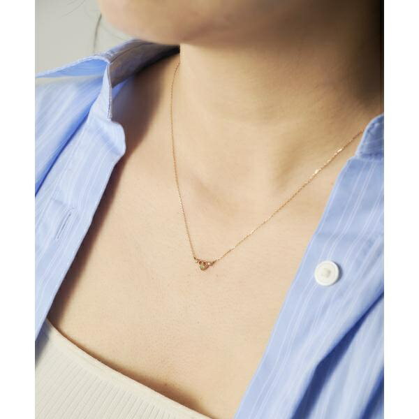 サマンサティアラ ネックレス K10PG ハートネックレス≪8月 誕生石≫／サマンサティアラ（samantha tiara）