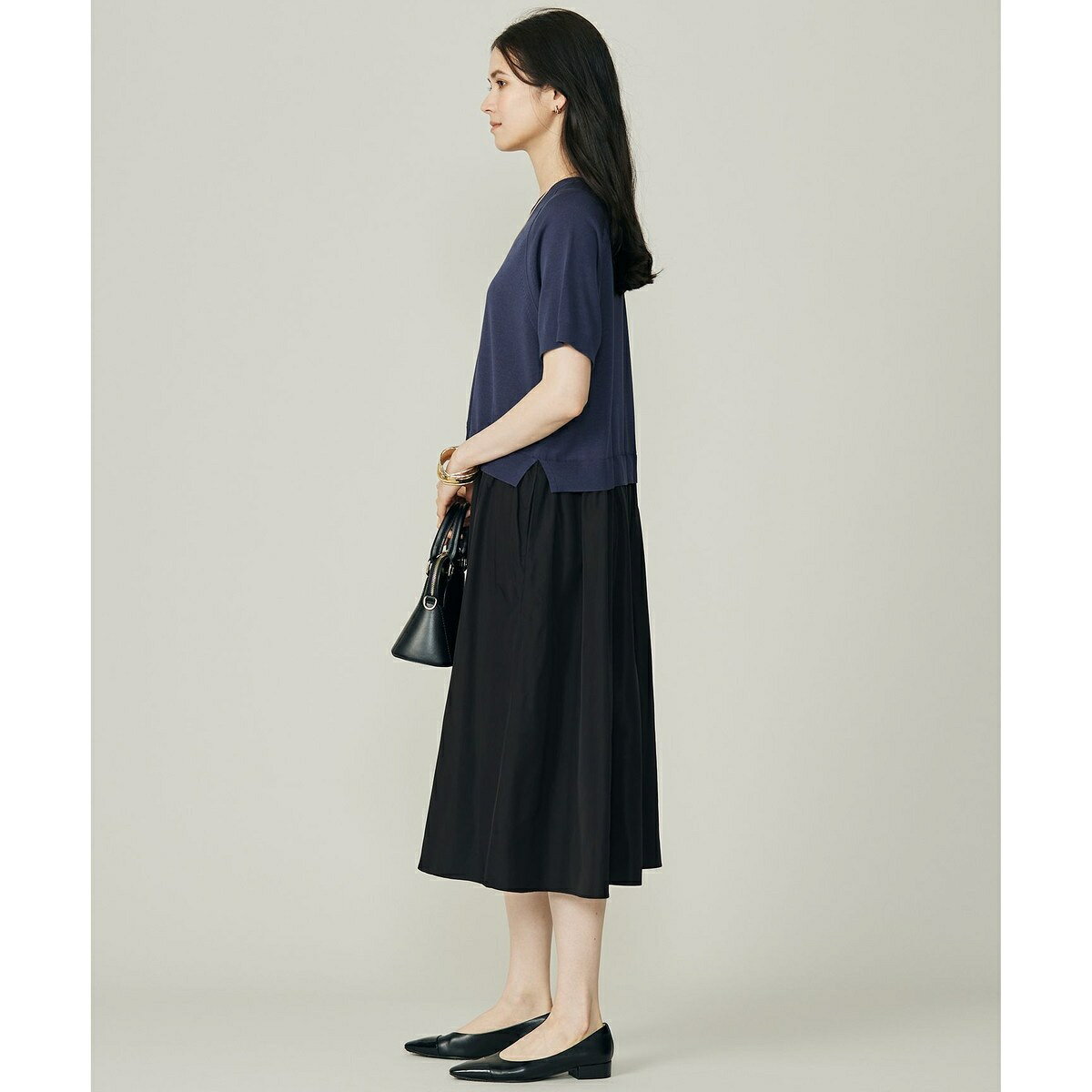 【洗える】タフタコンビ半袖 ワンピース／自由区（JIYU-KU） 0101marui-12958364 丸井(マルイ)楽天市場店 サンプル画像3