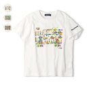 Neyanosato×moujonjonプリントTシャツ/ムージョンジョン(moujonjon)