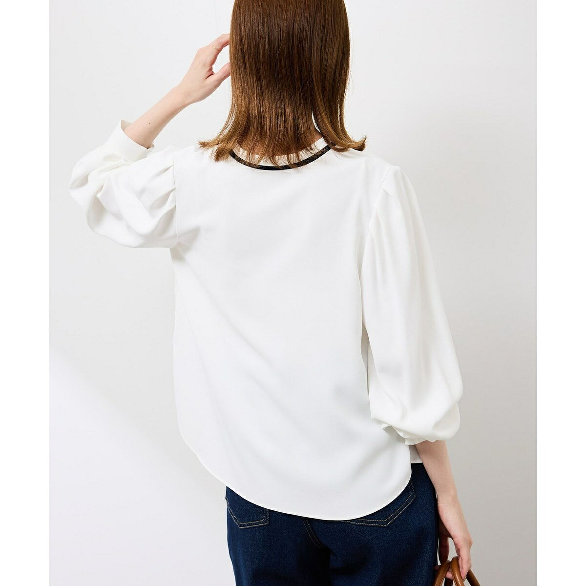 【前後2WAY】【WEB限定カラー】配色リボンブラウス/通勤対応／ロペピクニック（ROPE' PICNIC） 0101marui-12959531 丸井(マルイ)楽天市場店 サンプル画像3