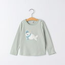 SHIPS KIDS:80~90cm / ベビー あざらし 長袖 Tシャツ/シップス(SHIPS)
