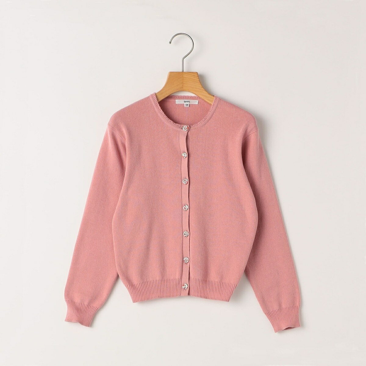 SHIPS KIDS:80〜90cm / リバティ ニット カーディガン／シップス（SHIPS）