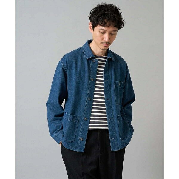 【洗濯機で洗える】ワイドシルエットデニムカバーオール／アー・ヴェ・ヴェ（a.v.v）