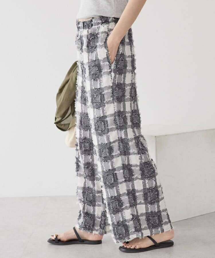 フリンジチェックパンツ／アメリカンホリック（AMERICAN HOLIC）のサムネイル