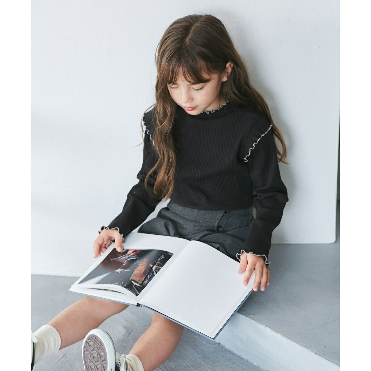 【KIDS/キッズ】プチフリル配色テレコトップス／ロペピクニックキッズ（ROPE' PICNIC KIDS） 0101marui-12961702 丸井(マルイ)楽天市場店 サンプル画像3