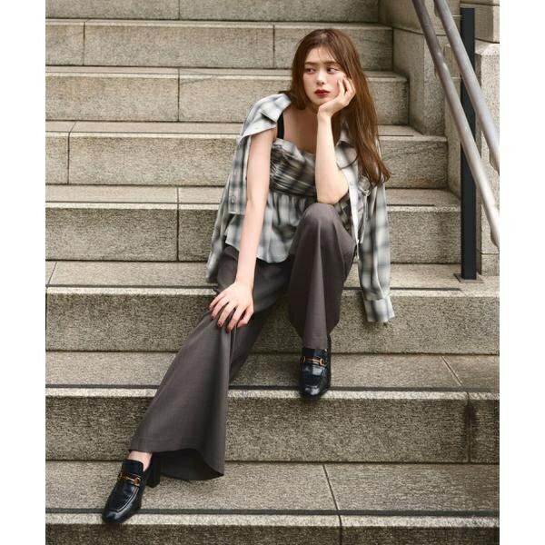 細ベルト付きワイドパンツ／ジル バイ ジル スチュアート（JILL by JILL STUART）