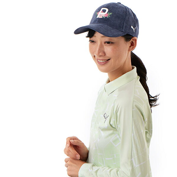 プーマゴルフ/PUMA GOLF/WコーデュロイフラワーPキャップ／プーマ（PUMA）
