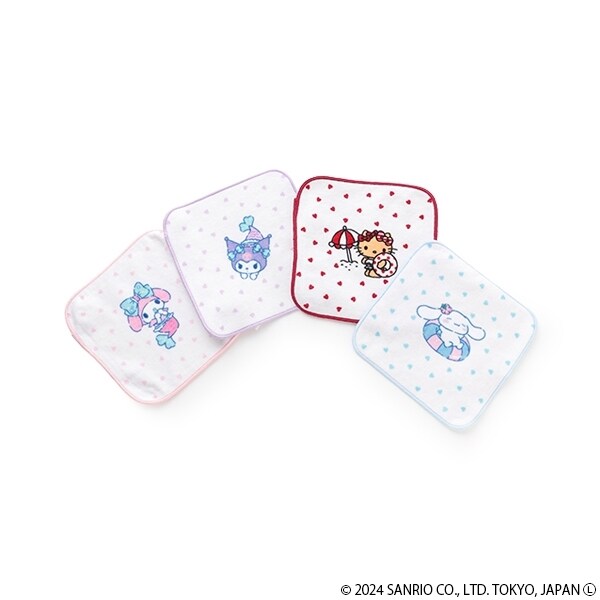 【サンリオキャラクターズ】タオルハンカチ／プティマイン（petit main）のサムネイル