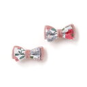 【日本製】【お揃い】リバティビエラ(DaisyMorisia)ヘアクリップ2点セット/タルティーヌ エ ショコラ(Tartine et Chocolat)