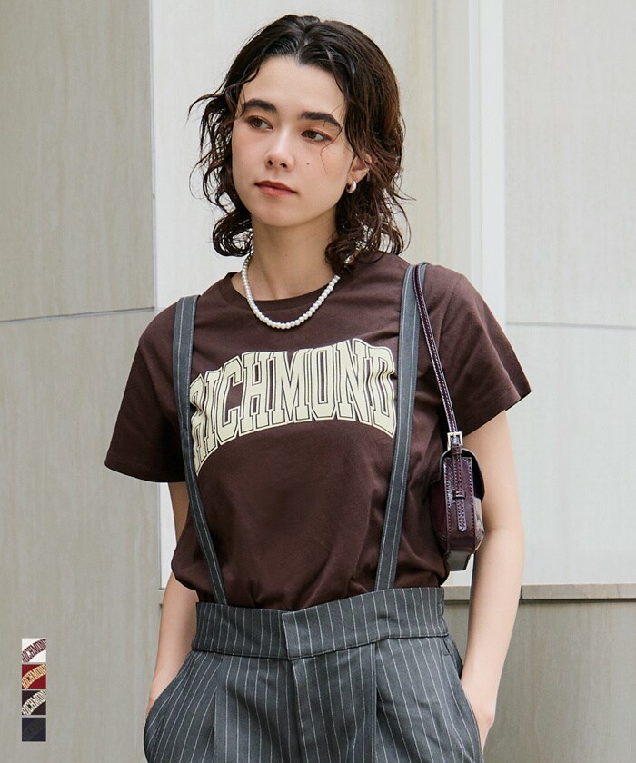 サイドスリットプリントTシャツ 全4色／コカ（coca）のサムネイル