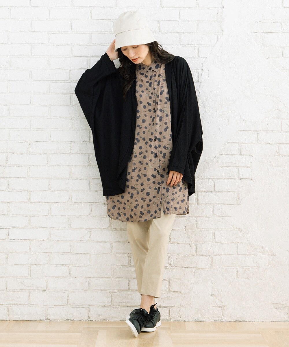 【大きいサイズ】21号(6L〜) 【接触冷感】ドルマンゆるカーディガン／サブストリート（sab street）