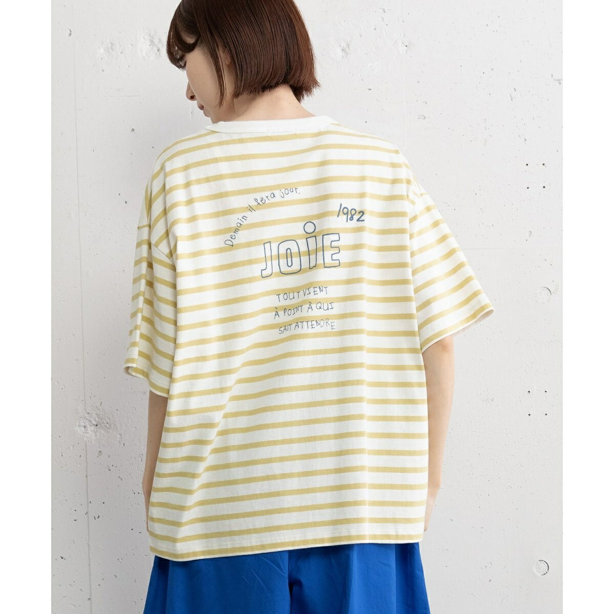 JOiEバックロゴ刺繍Tシャツ／プードゥドゥ（POU DOU DOU）