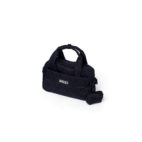 撥水 キルティングミニダッフルバッグ イヤホンポーチ付き／エーグル（AIGLE）