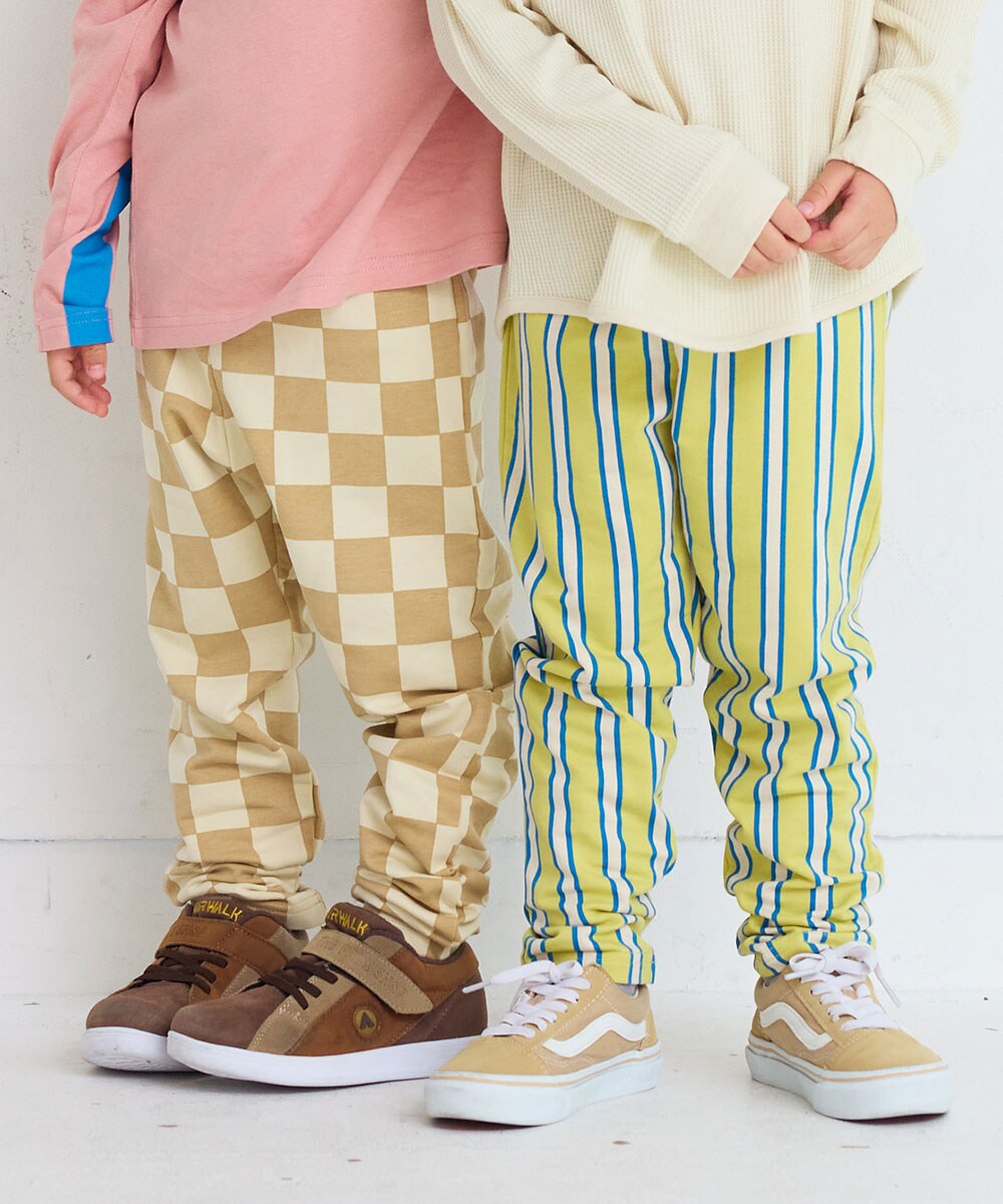 【プチプラ】のびっと総柄パンツ／マーキーズ（MARKEY'S）のサムネイル