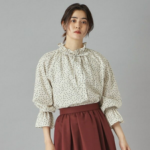【洗えるフリルカラー】キャンディスリーブフリルカラーブラウス／ドレステリア（DRESSTERIOR）
