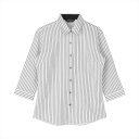【透け防止】 レギュラー 七分袖 形態安定 レディースシャツ/ブリックハウス(BRICKHOUSE)