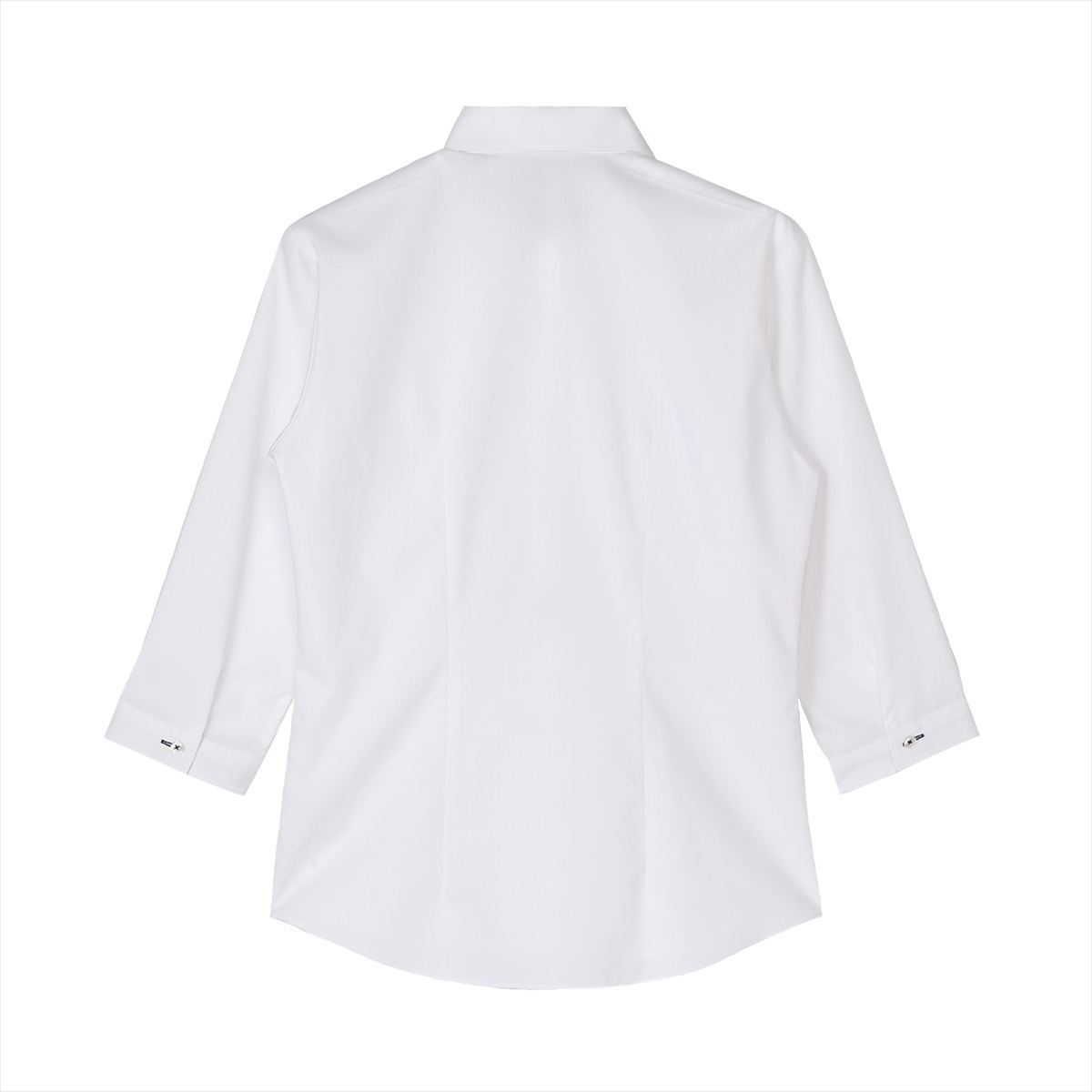 【透け防止】 ワイド 七分袖 形態安定 レディースシャツ／ブリックハウス（BRICKHOUSE）