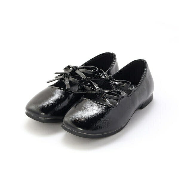 ダブルリボンバレエシューズ(14~20cm)／スラップスリップ（SLAP SLIP）