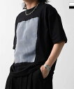 Confirm オーガンジー / カットオフ switching Tee 切替半袖Tシャツ/コンファーム(Confirm)