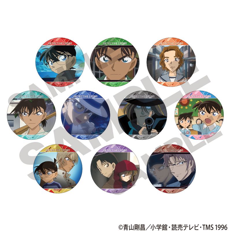 名探偵コナン_トレーディング缶バッジ　vol.6　【コンプリートBOX/10個入り】／colleize（colleize）