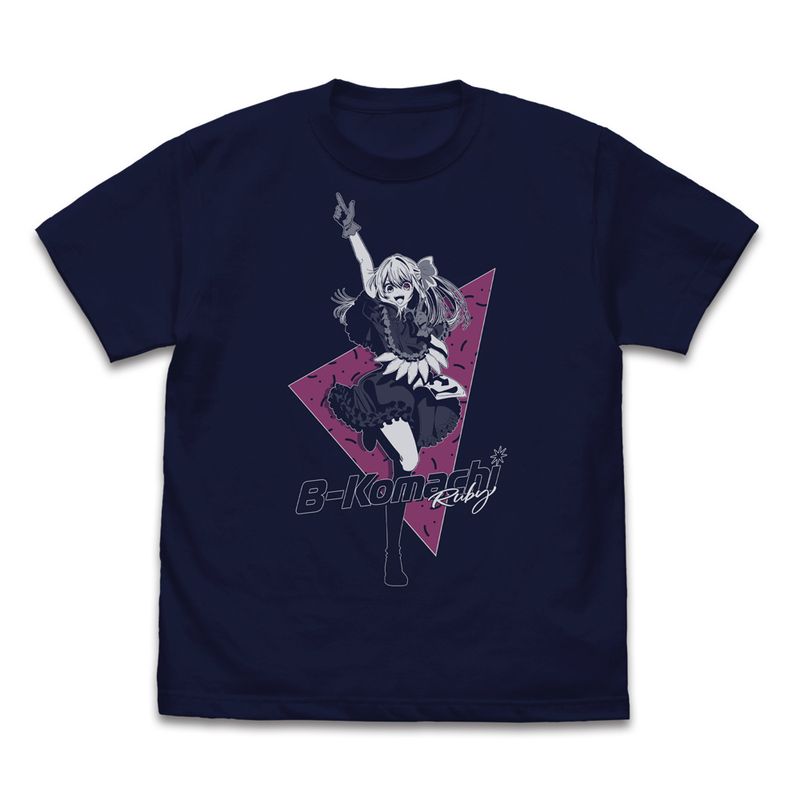 [추심의 아이]_L사이즈_B코마치 루비 T셔츠/NAVY/colleize(colleize)