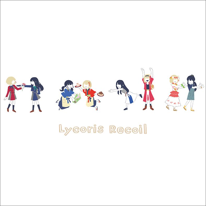 リコリス・リコイル_Tシャツ／ゆるパレット／colleize（colleize）