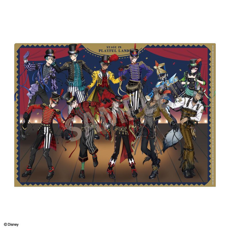 ディズニー ツイステッドワンダーランド_A4シングルクリアファイル/プレイフル・ドレスver.B／colleize（colleize）