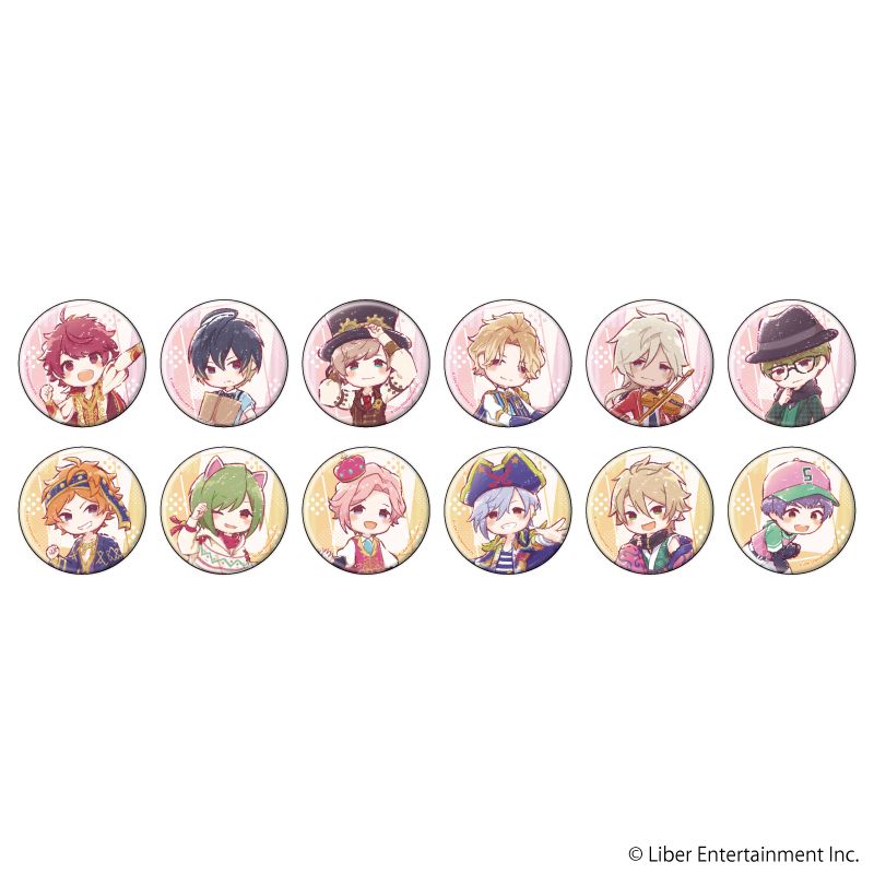 [랜덤] A3!_캔 배지 01/봄조 & 여름조 BOX(전12종)(그래프 아트 일러스트)[컴플리/colleize(colleize)