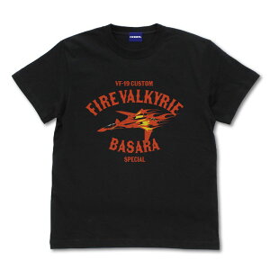 マクロス7_Mサイズ_VF-19改 エクスカリバー 熱気バサラスペシャル Tシャツ/BLACK/colleize(colleize)