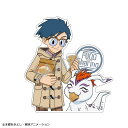 デジモンアドベンチャー_ダイカットステッカー_ 城戸丈&ゴマモン_ 食べ物わけっこ/colleize(colleize)