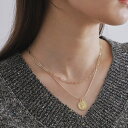 2種チェーンコインネックレス/オペークドットクリップ(OPAQUE.CLIP)