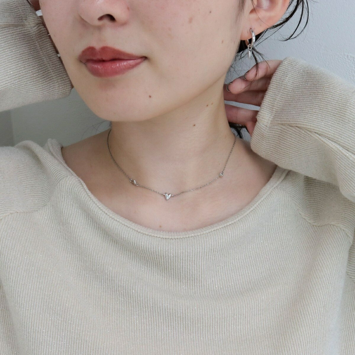 楽天丸井（マルイ）楽天市場店ランダムプチハートネックレス／フレディエミュ（fredy emue）